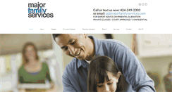 Desktop Screenshot of majorfamilyservices.com